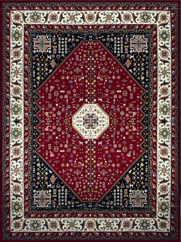 فرش روستا 700 شانه لوزان